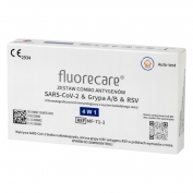 Fluorecare Kit de Teste Combinado de Antigénio SARS-CoV-2 e Influenza A/B e RSV